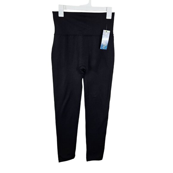 Luoyanxi Womens High-Waisted Black Leggings Size Large Yoga Exercise Pants - Picture 1 of 6
